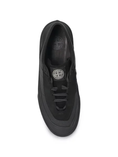 Sneakers Stone Island σουέντ πέτρες μαύρο