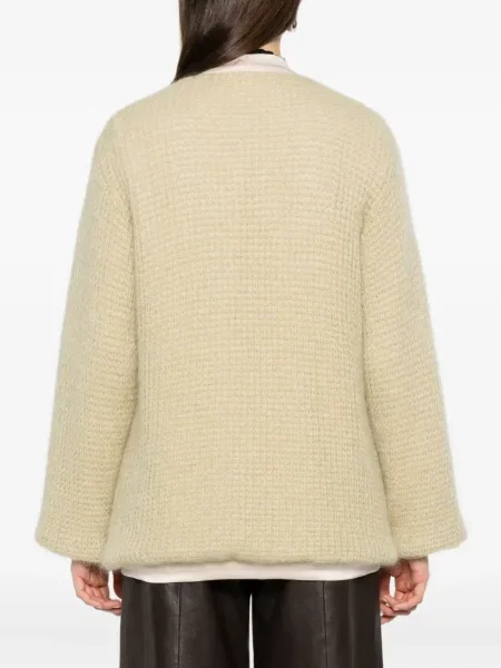 Cardigan Forte_forte tricotate verde