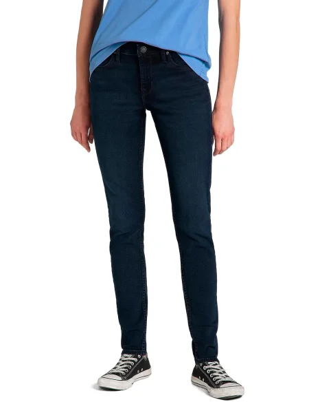 Дънки Lee синьо