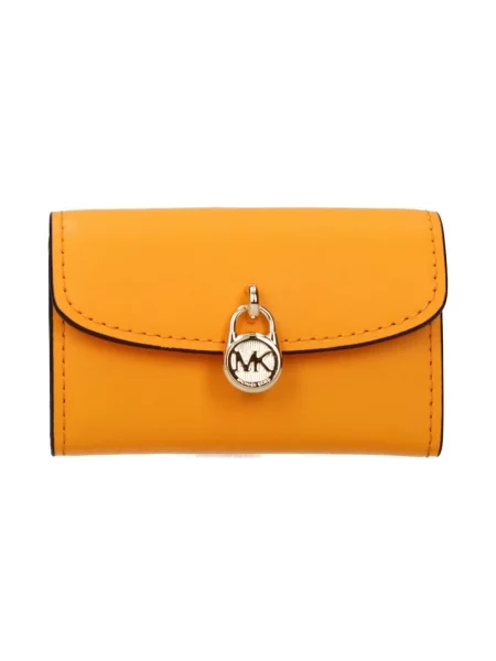 Portfel Michael Kors skórzany pomarańczowy