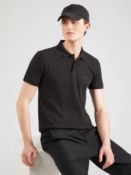 BOSS Tricou Pio 1' negru