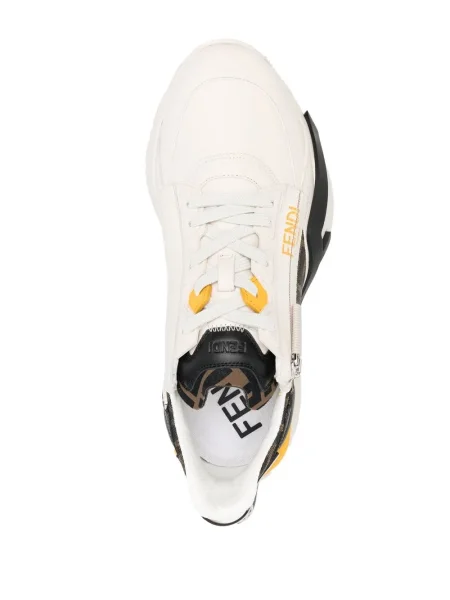 Sneakerși Fendi din piele