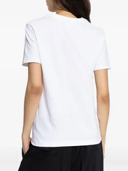 Tricou Ps Paul Smith cu broderie cu motiv cu inimi alb