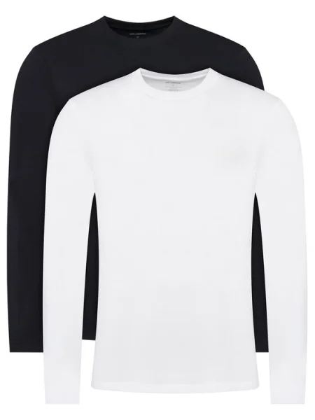 KARL LAGERFELD Set de tricouri﻿ negru