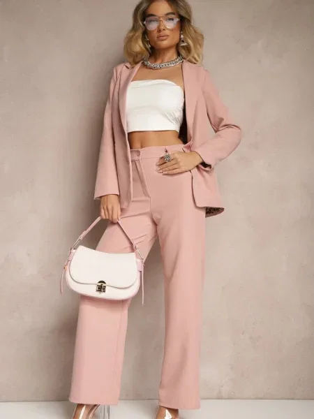 Pantaloni Viviorea roz