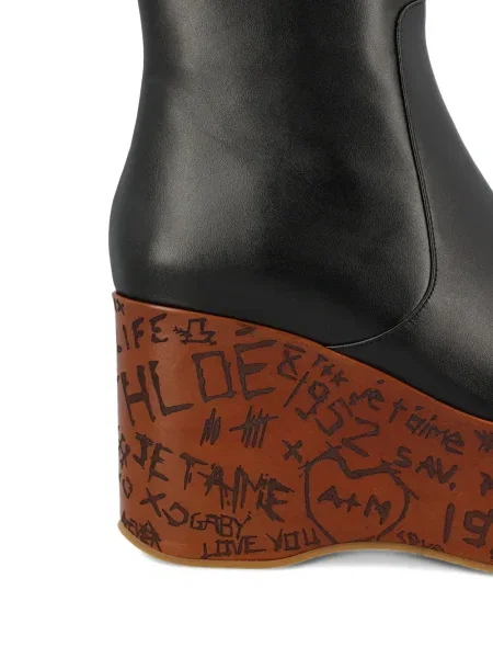 Botine Chloé negru