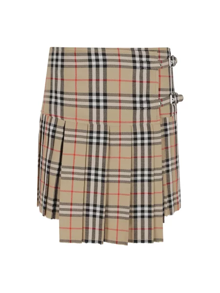 Spódnica Burberry elegancka beżowa