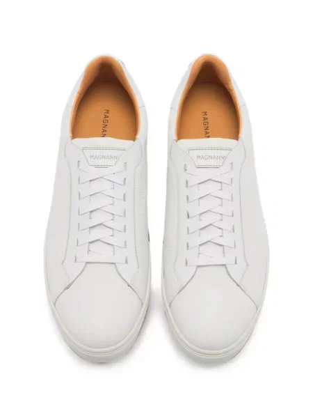 Sneakerși Magnanni din piele alb
