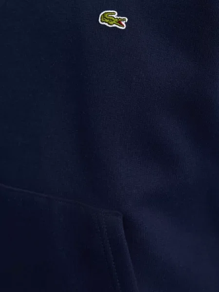 Lacoste Bluza Z Kapturem blau granatowa
