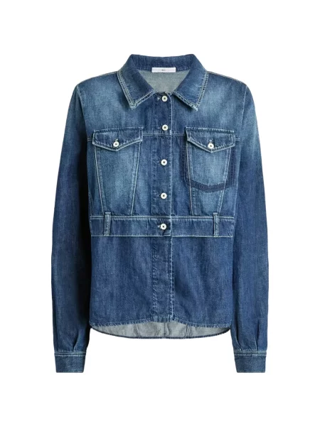 Geacă de blugi High albastru