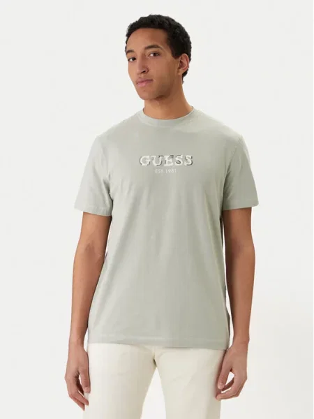Guess Tricou deschis verde