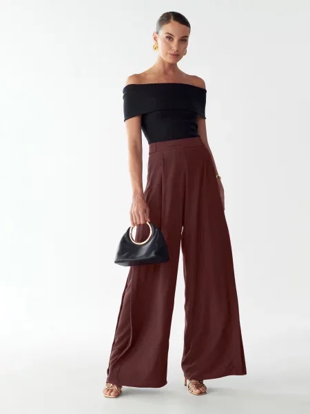 Willa Pantaloni CHARLA' roșu