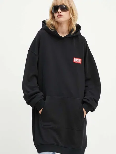 Obleka Diesel D-BOXT-HOOD-LAB črna