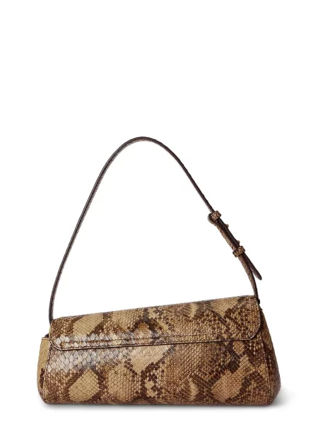 LAUREN RALPH LAUREN Ročna torba rjava