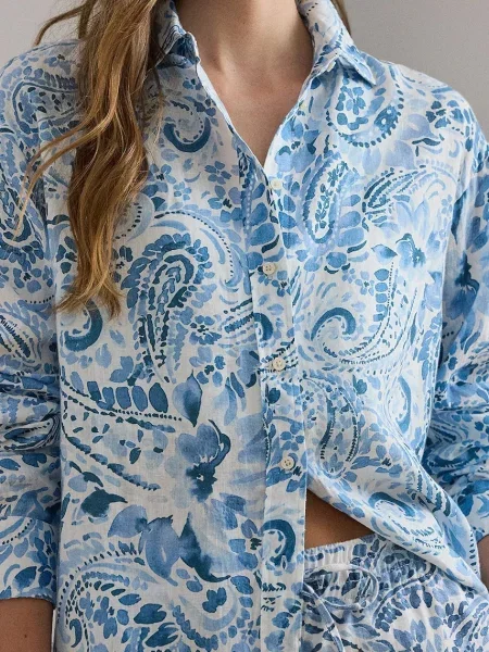Lauren Ralph Lauren сорочка лляна