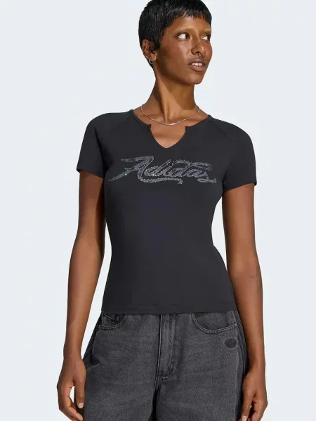 Adidas Originals t-shirt γυναικείο με μαύρο