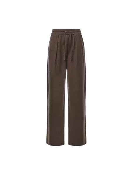 Spodnie Max Mara brązowe