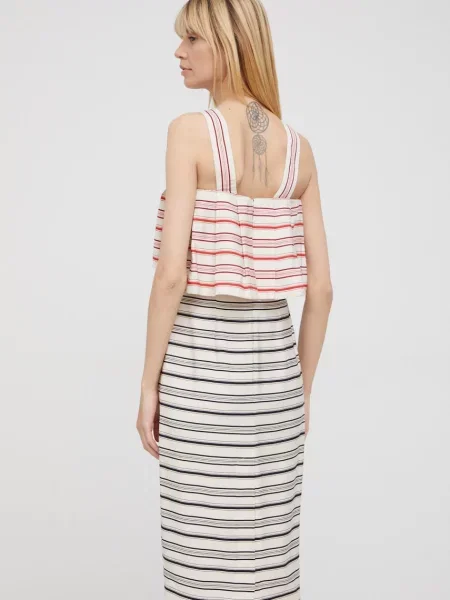 Сукня Sisley mini пряма бежевий