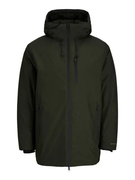 JACK & JONES Geacă de primăvară-toamnă JJSage pin verde