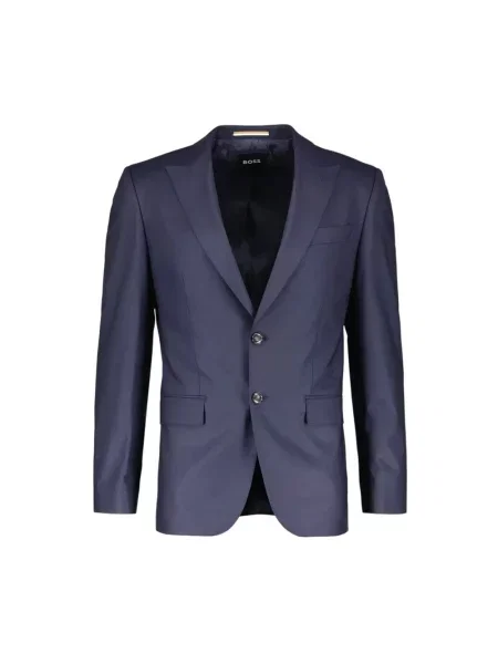 Garnitur Hugo Boss wełniany niebieski