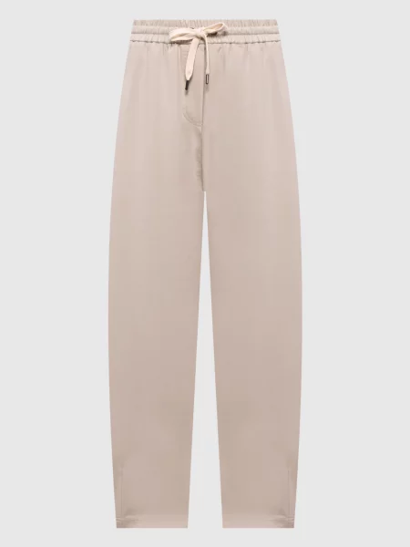 Спортивные штаны Brunello Cucinelli бежевые
