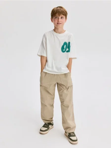 Брюки Reserved бежевые