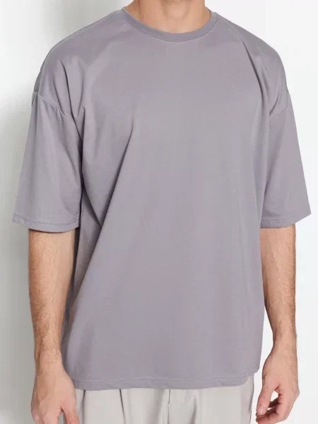 Tricou Trendyol gri