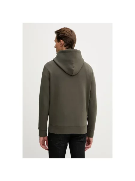 Bluza z kapturem Emporio Armani z kapturem zielona