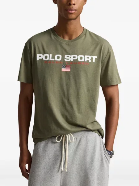 Șosete Polo Ralph Lauren cu broderie în carouri de flanelă verde