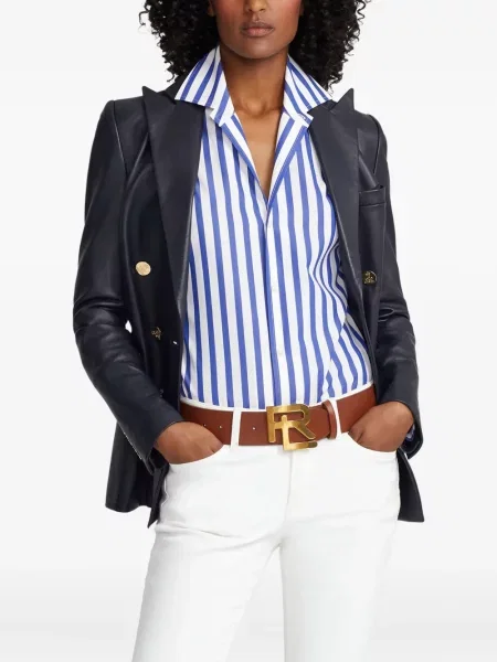 Curea Ralph Lauren Collection din piele maro