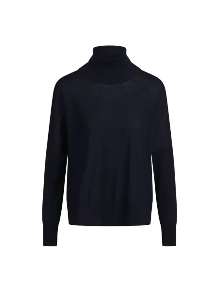 Sweter z golfem Gran Sasso niebieski