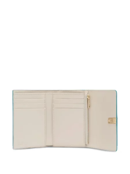 Portofel Furla din piele mini albastru
