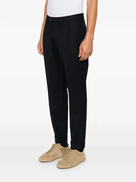 Pantaloni Gta de lână albastru