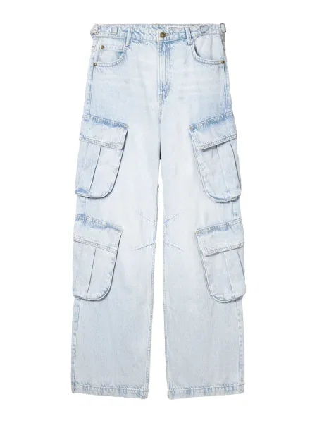 Bershka Jeans denim albastru
