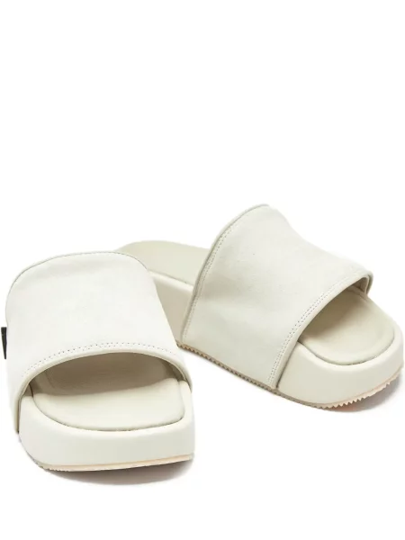 Sandale Y-3 din piele de căprioară cu platformă gri