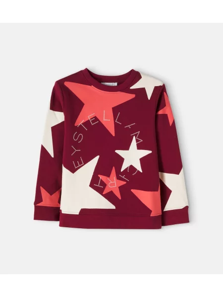 Flisinis džemperis Stella Mccartney raudona