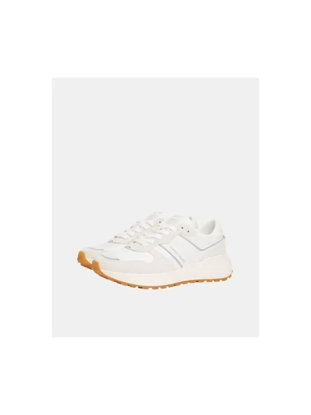 Dámske topánky Tommy Jeans Cleated Runner ecru biela