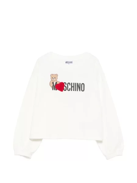 Dětska mikina Moschino bílá