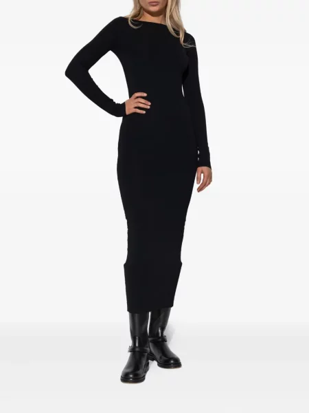 Rochie maxi Entire Studios până la genunchi de costum negru