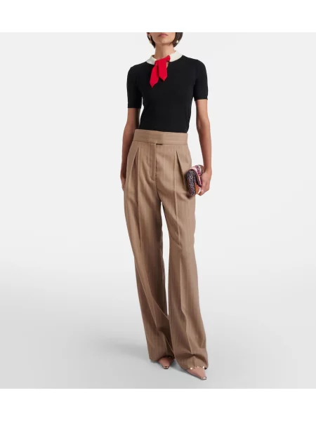 Pulover Valentino de lână negru