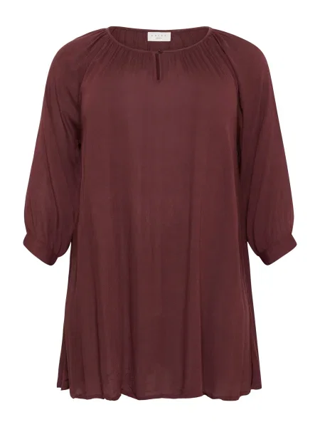 KAFFE CURVE Tunika KCami višnja