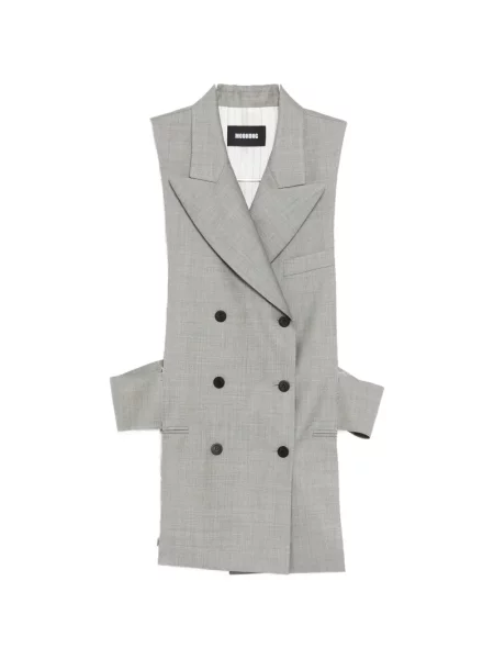 Kamizelka Moohong dwurzędowa szara