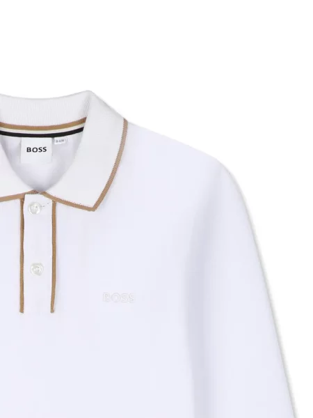 Koszulka polo dziecięca Bosswear biała