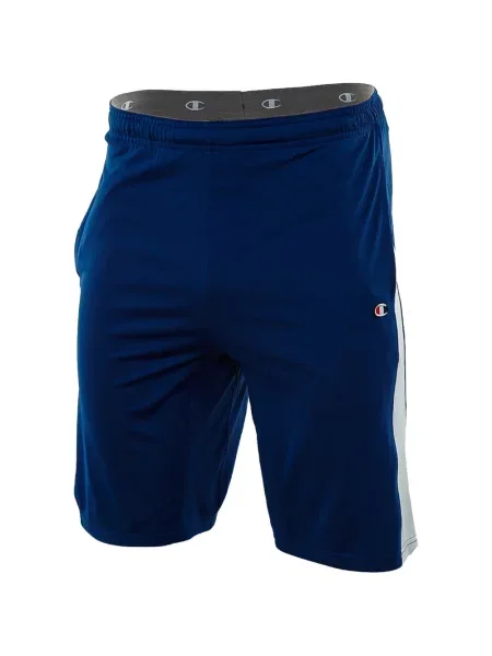 Pantaloni scurți Champion cu dungi albastru