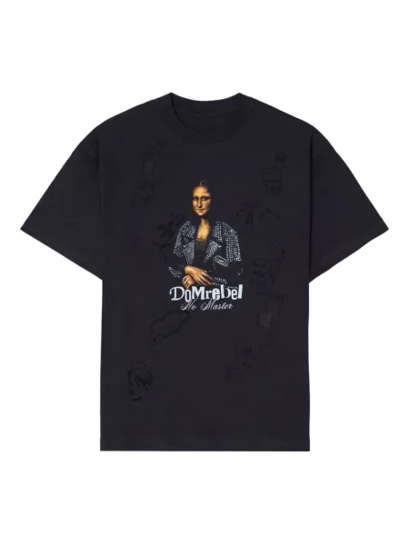 Tricou Domrebel cu imagine negru
