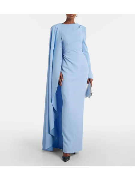 Rochie Rachel Gilbert drapată albastru