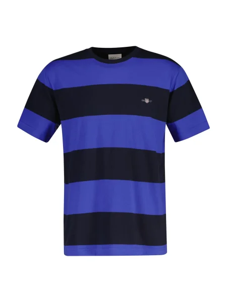 GANT Tricou albastru cobalt negru