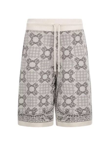 Pantaloni scurți Amiri tricotate gri