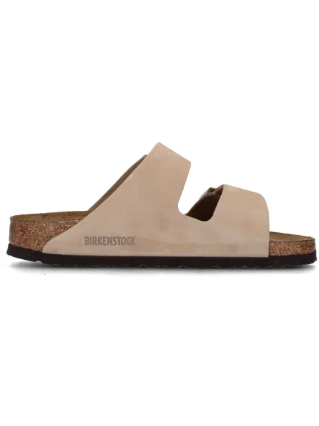 Pantofi Birkenstock din piele fără armătură bej