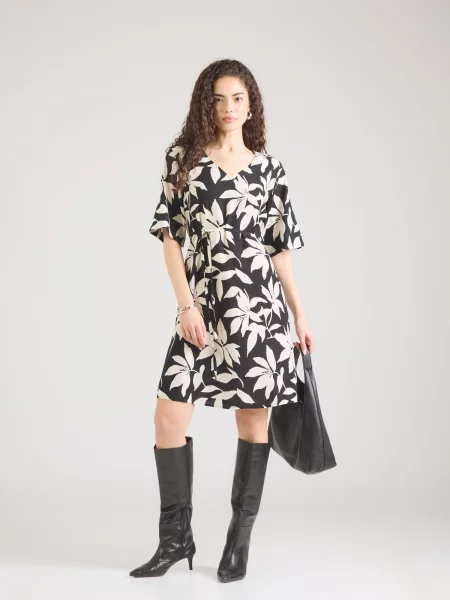 S.Oliver Rochie bej deschis negru